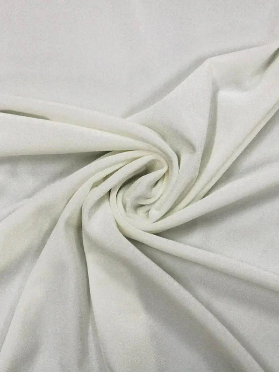 Velluto Elastico Morbido Panna / 0,5 m