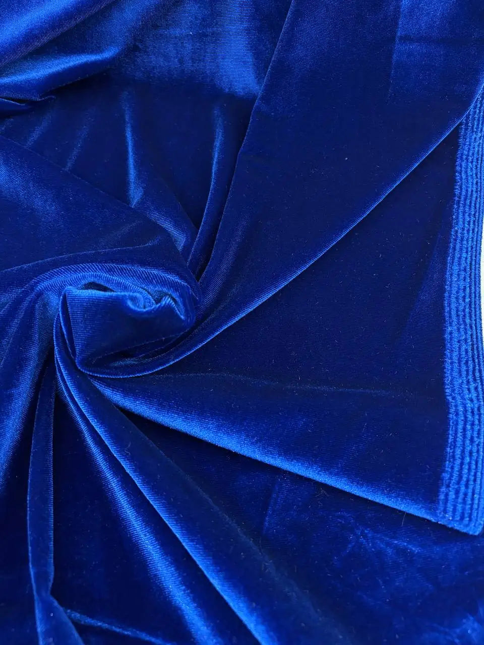 Velluto Elastico Morbido (SOTTOPREZZO) Blu Royal (Blu Chiaro)