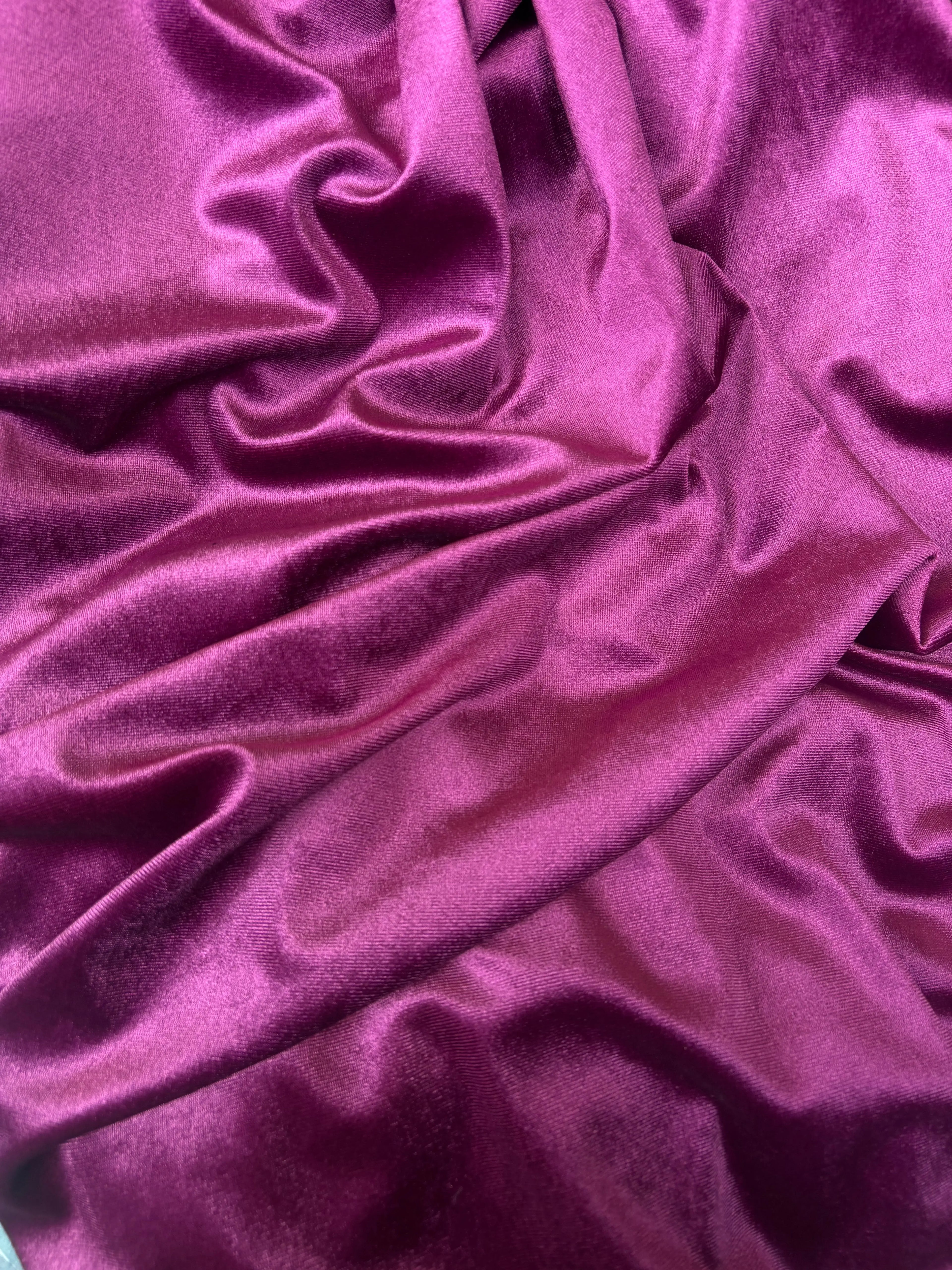 Velluto Elastico Morbido (SOTTOPREZZO) Bordeaux Vinaccio