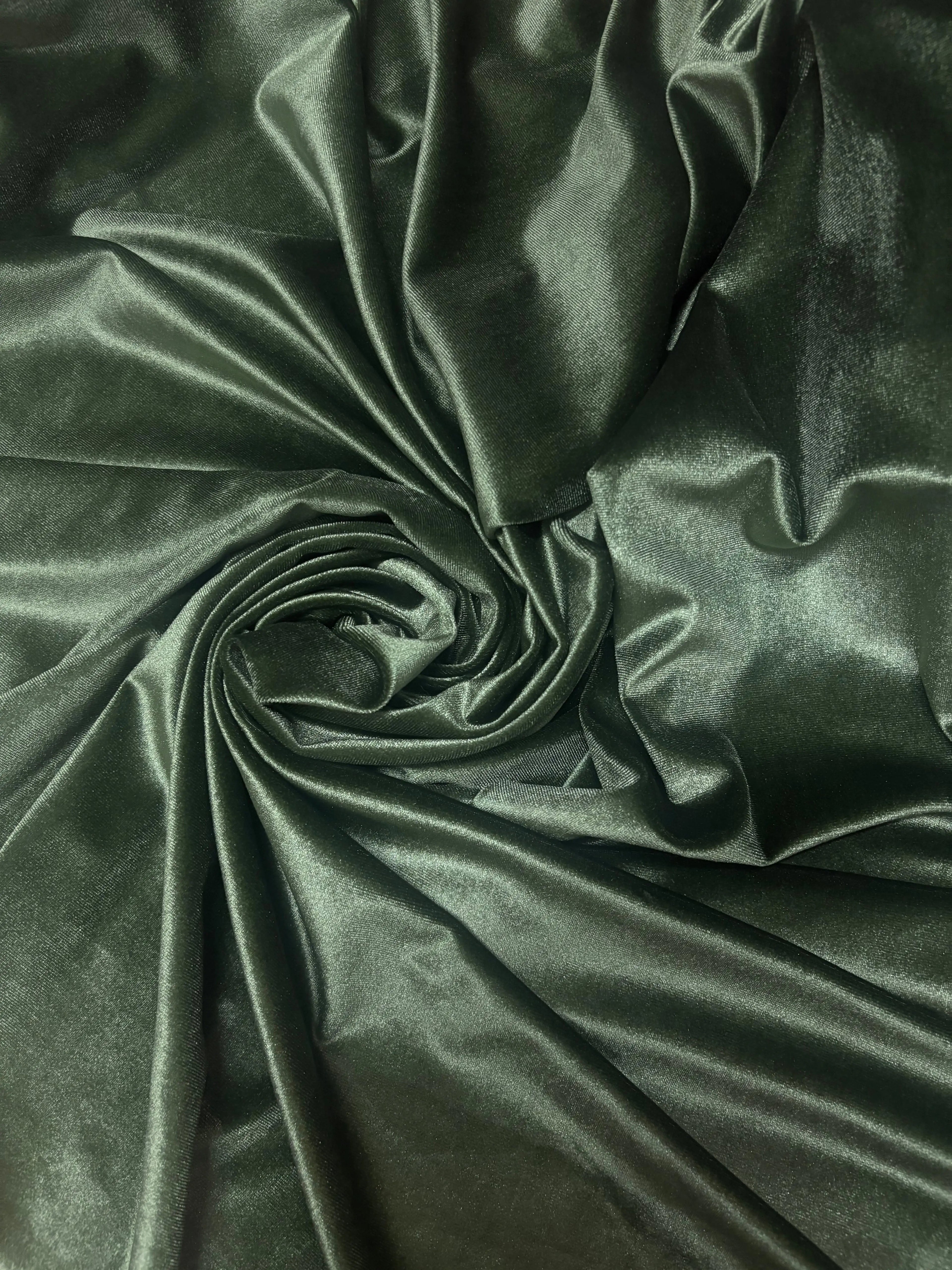 Velluto Elastico Morbido (SOTTOPREZZO) Verde Oliva