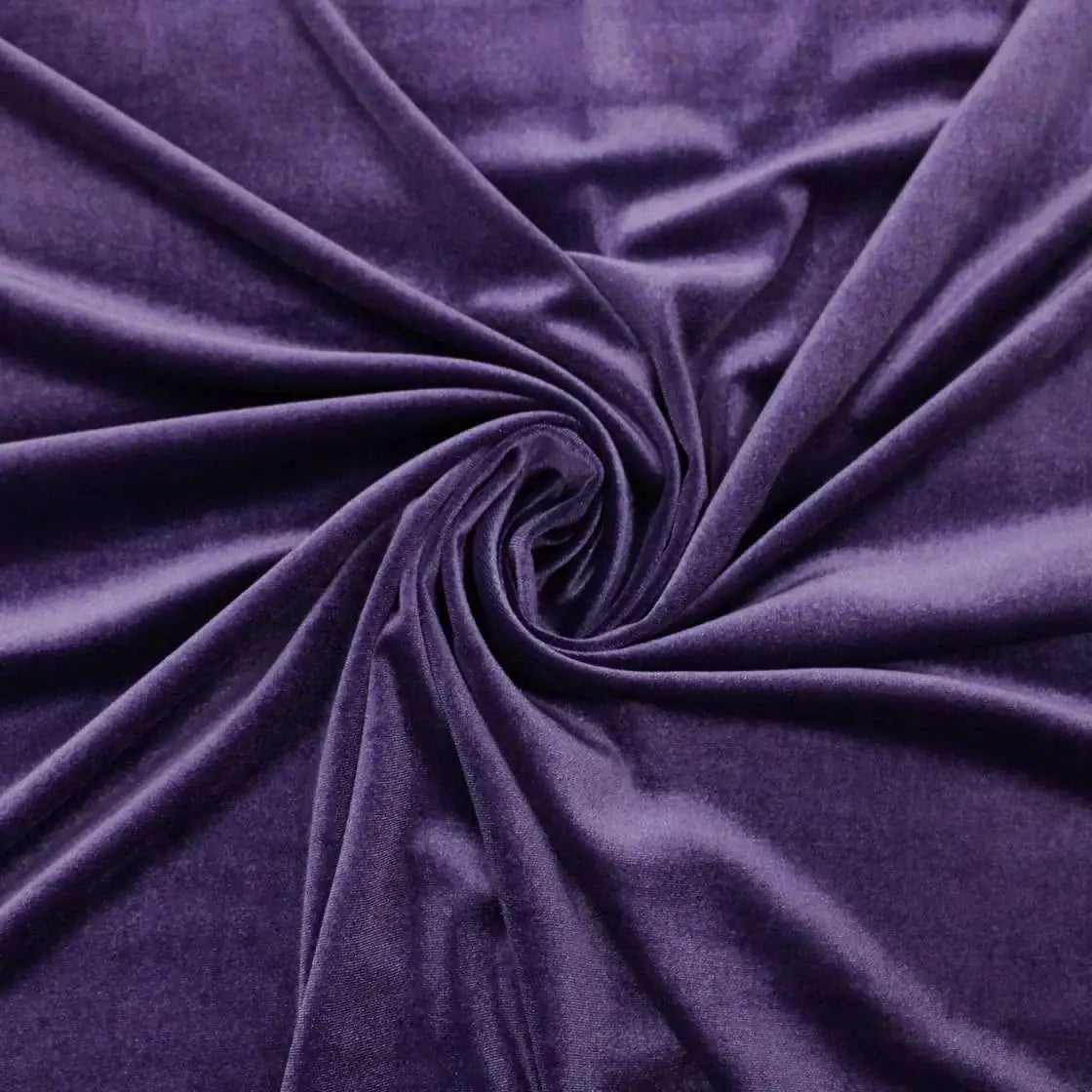 Velluto Elastico Morbido Viola / 0,5 m