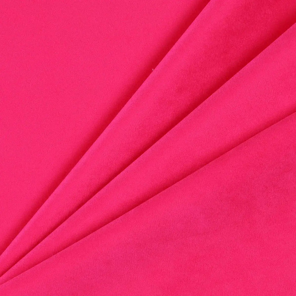 Velluto Liscio Modellabile Fucsia / A Metraggio