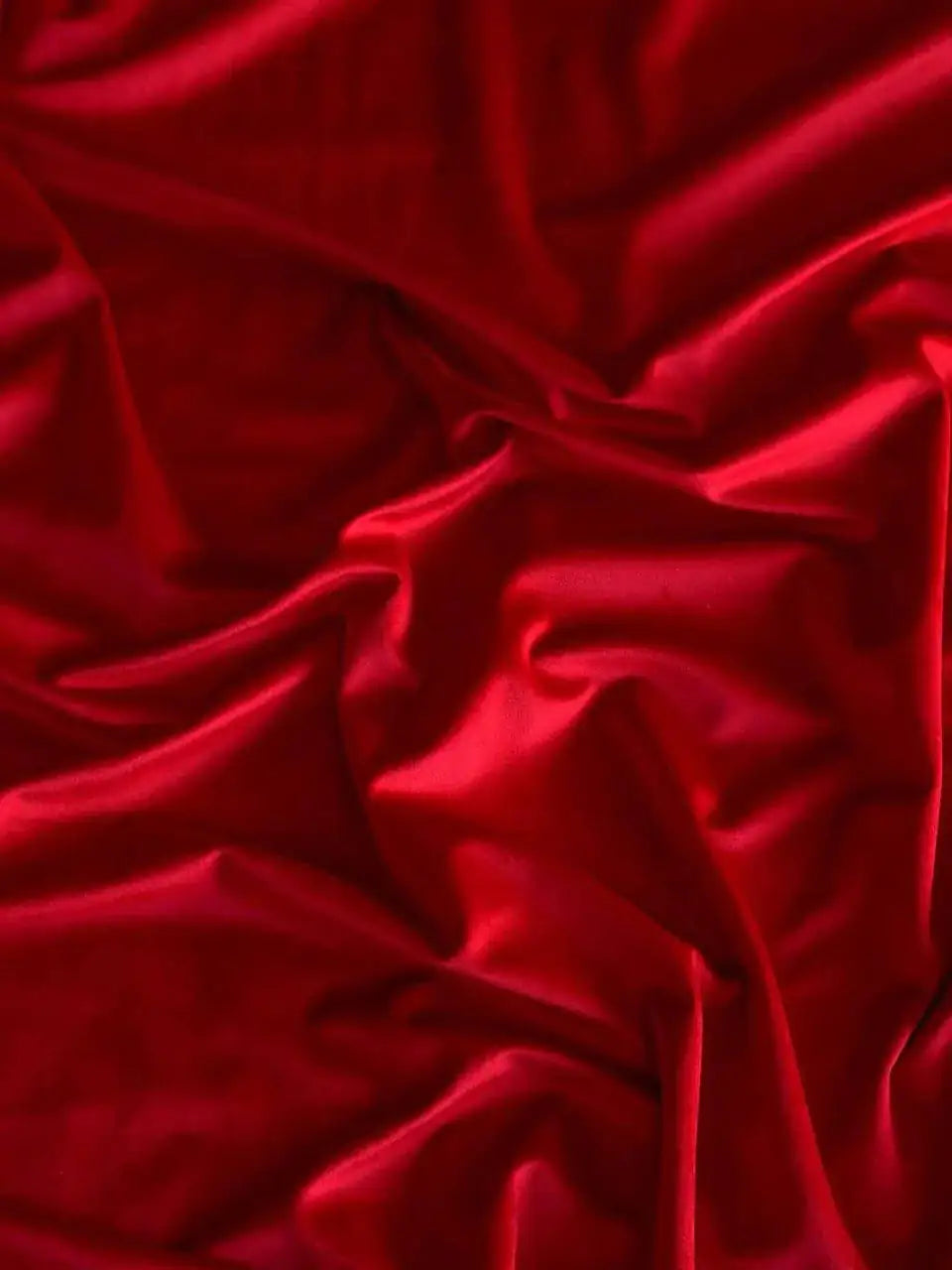 Velluto Liscio Modellabile Rosso / 0,5 m