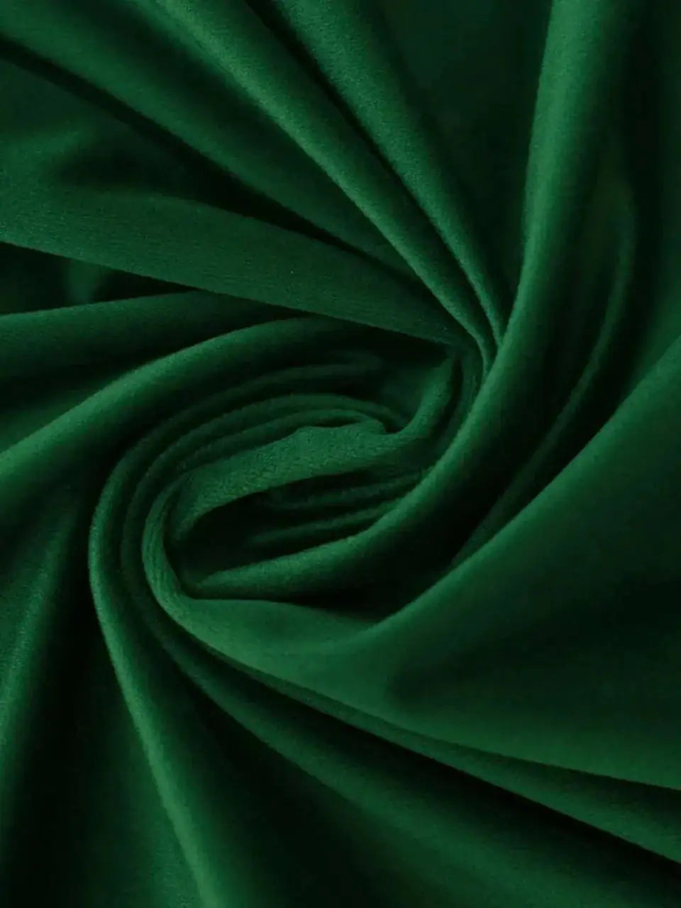 Velluto Liscio Modellabile Verde Bottiglia / 0,5 m