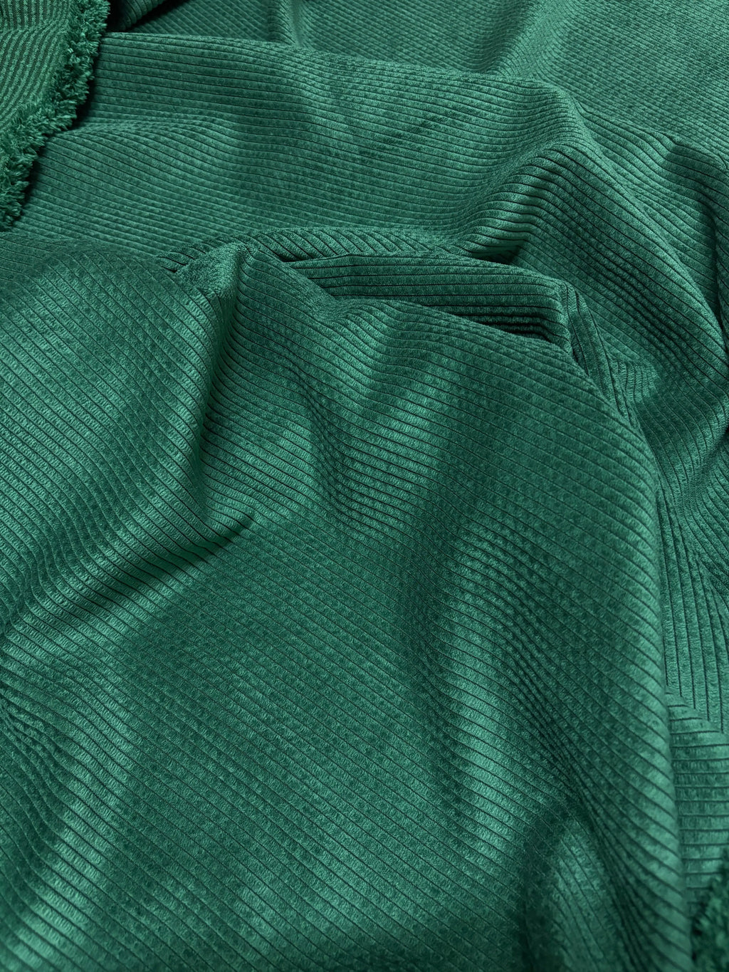 Velluto Rigatino Millerighe Metraggio / Verde