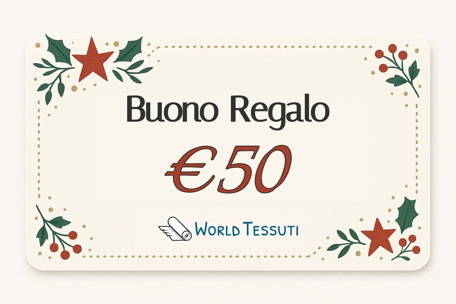 Buono Regalo WorldTessuti