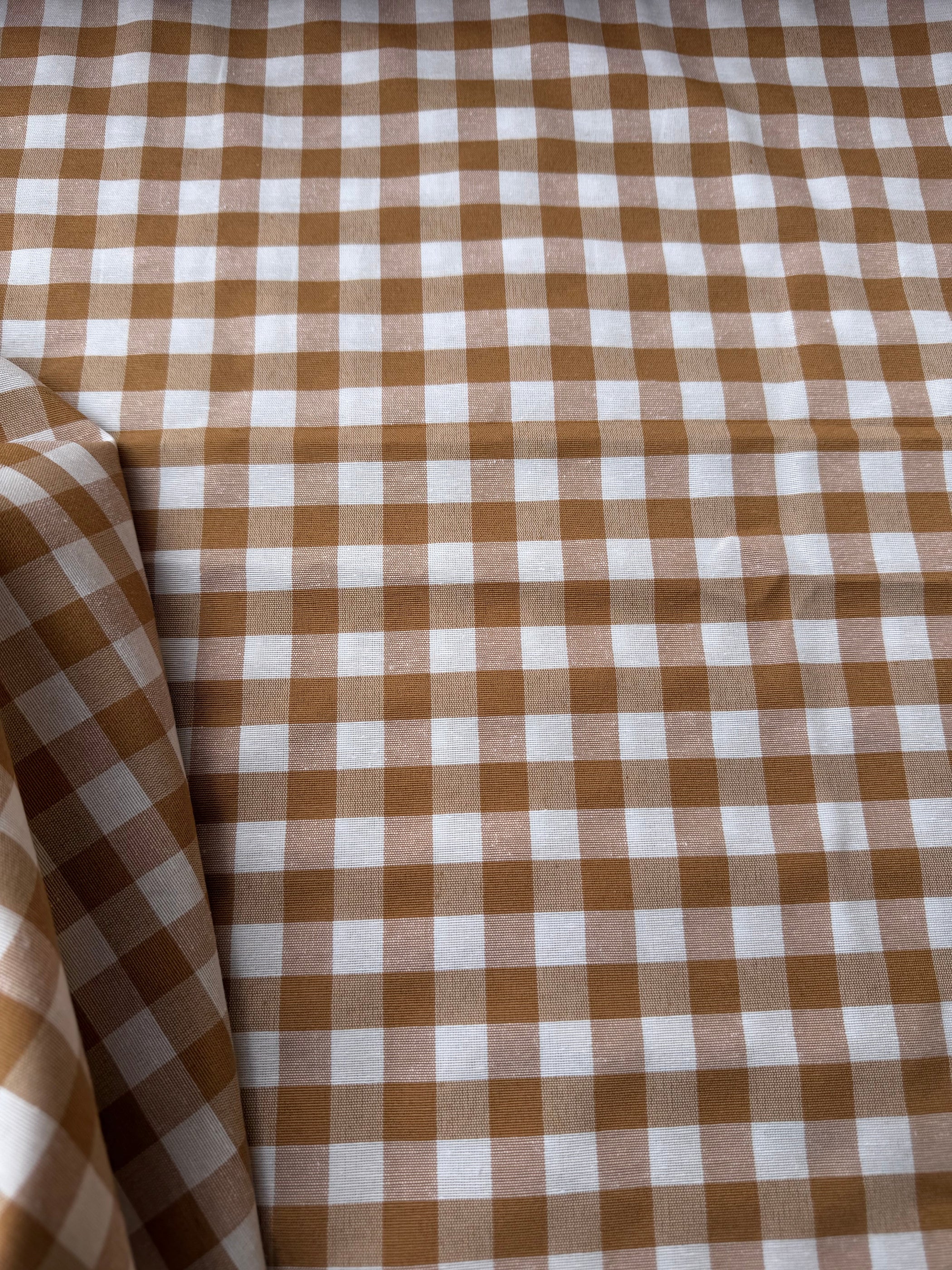 Tessuto cotone quadri biscotto country stile country, ideale per tovaglie e progetti di cucito creativo