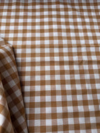 Tessuto cotone quadri biscotto country stile country, ideale per tovaglie e progetti di cucito creativo