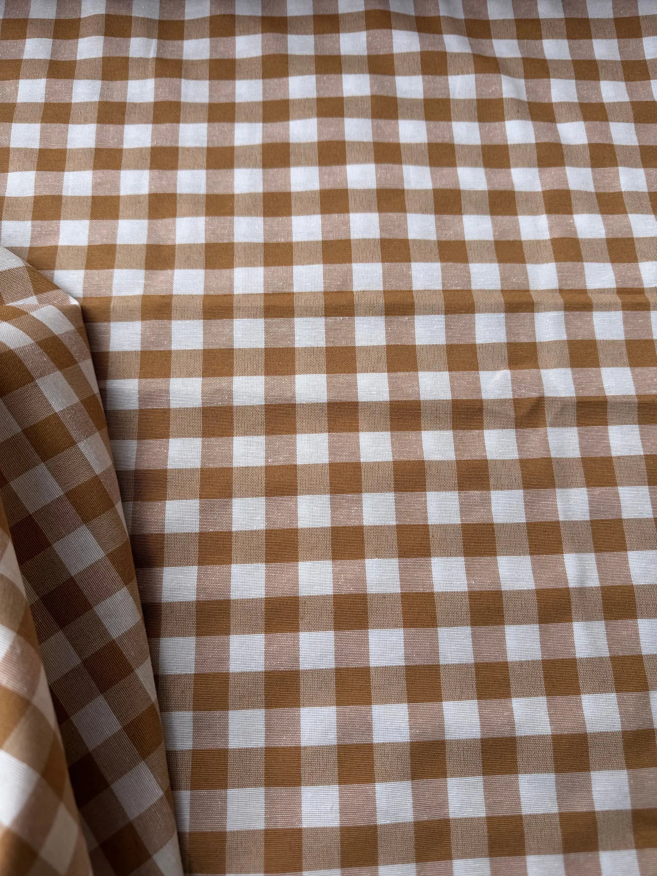 Tessuto cotone quadri biscotto country stile country, ideale per tovaglie e progetti di cucito creativo