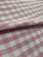 Caduta tessuto cotone quadri rosa classico per tovaglie e cucito creativo