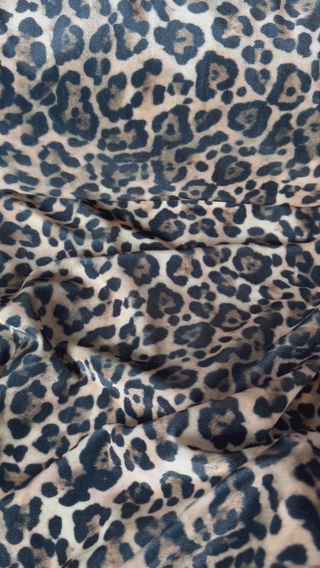 Velluto Animalier Maculato ELASTICO