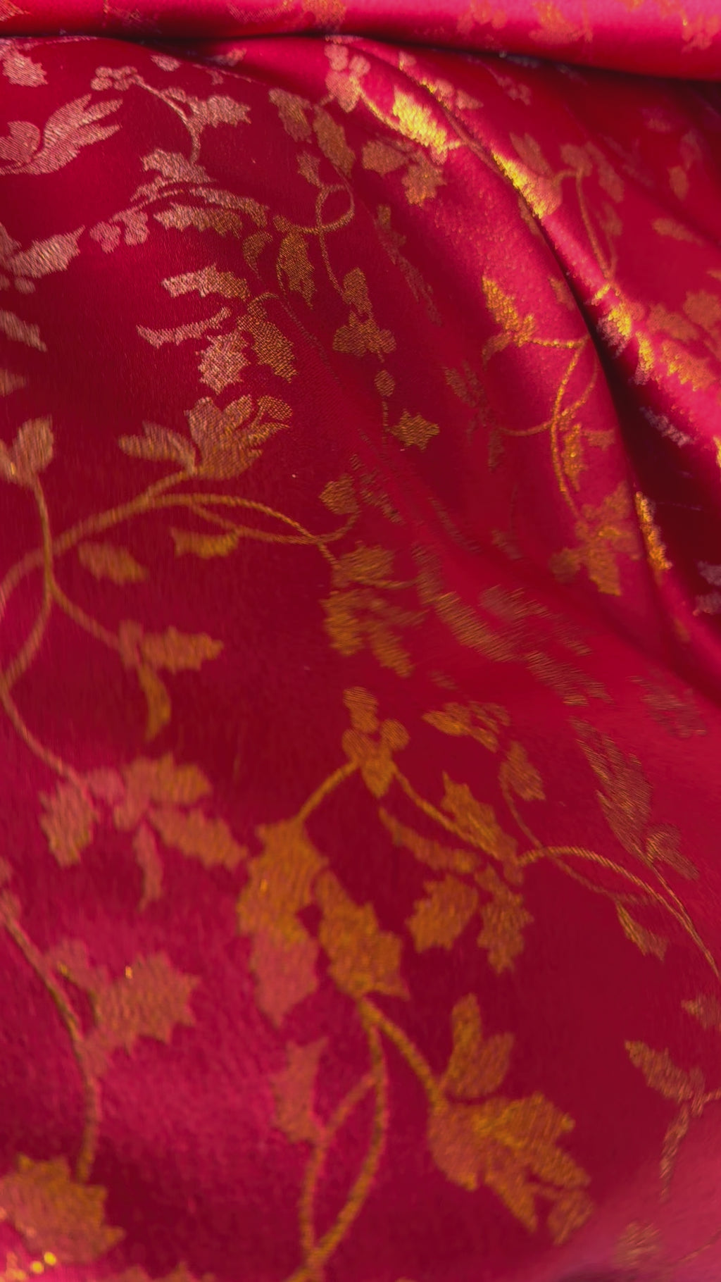 Scampolo Damascato Natalizio glitter rosso 2,60x1,50