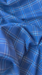 Tartan Scozzese Quadrone Blu Royal