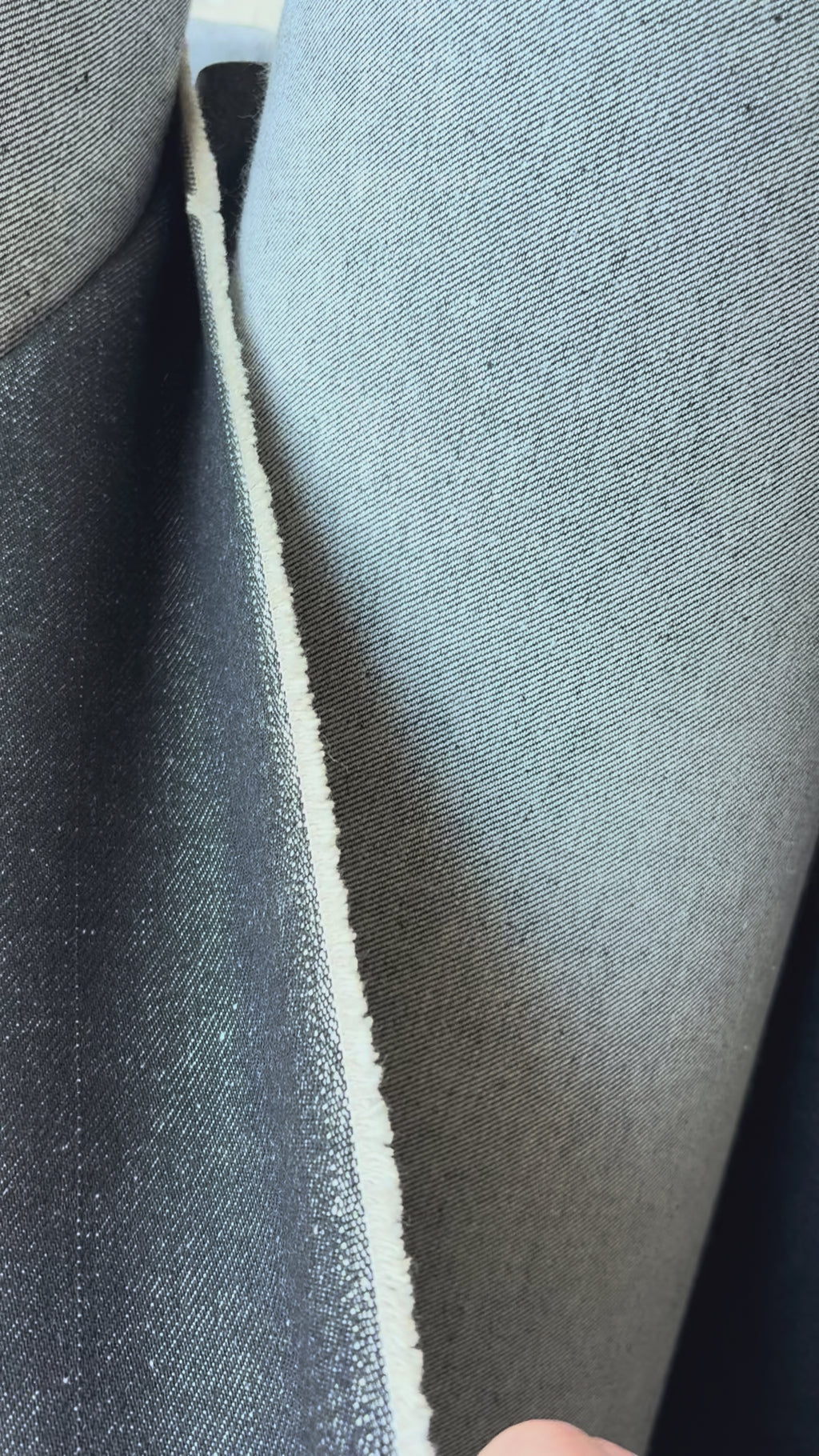 Tessuto Jeans Denim Pesante