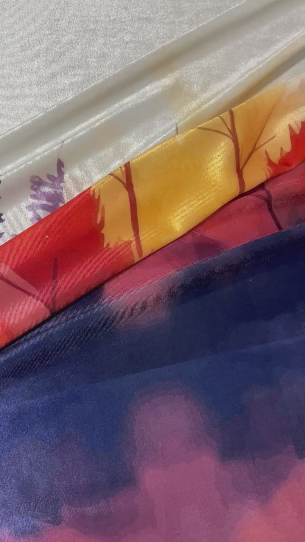 Scampolo Velluto elastico Bosco con balza  2,60x1,50