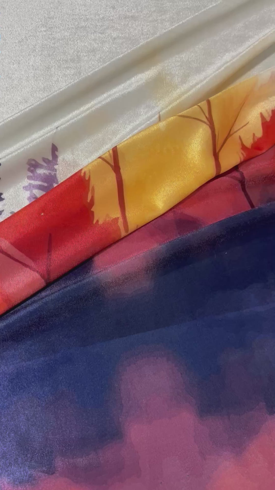 Scampolo Velluto elastico Bosco con balza  2,60x1,50