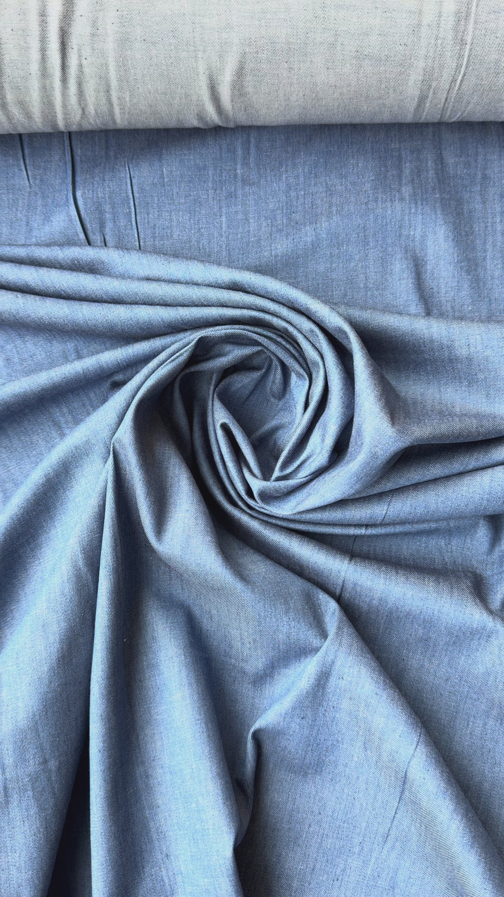 Tessuto Jeans Cambrè Chambray Leggero