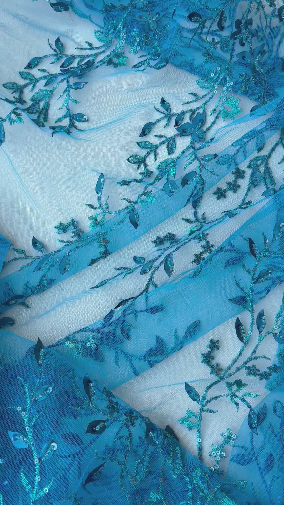 Pizzo Cerimonia Ramace Turchese