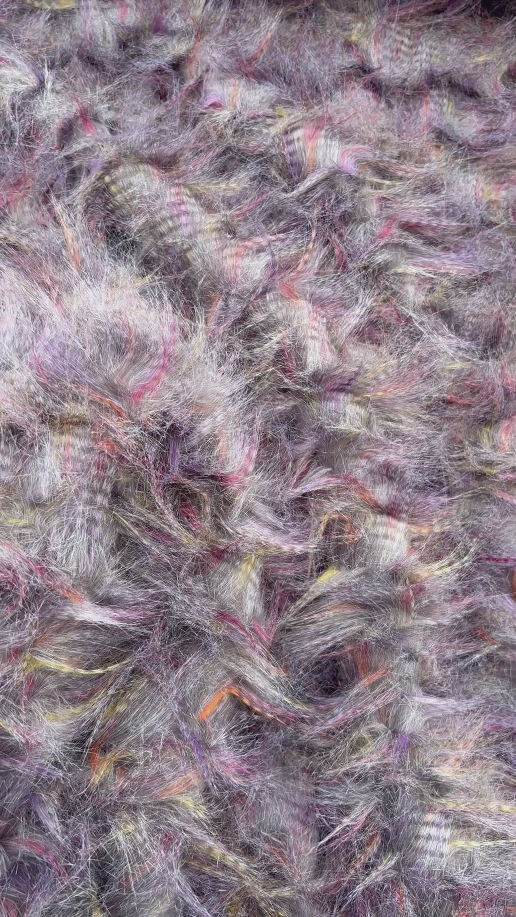Pelliccia Ecologica Pelo lungo Multicolor