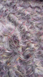 Pelliccia Ecologica Pelo lungo Multicolor