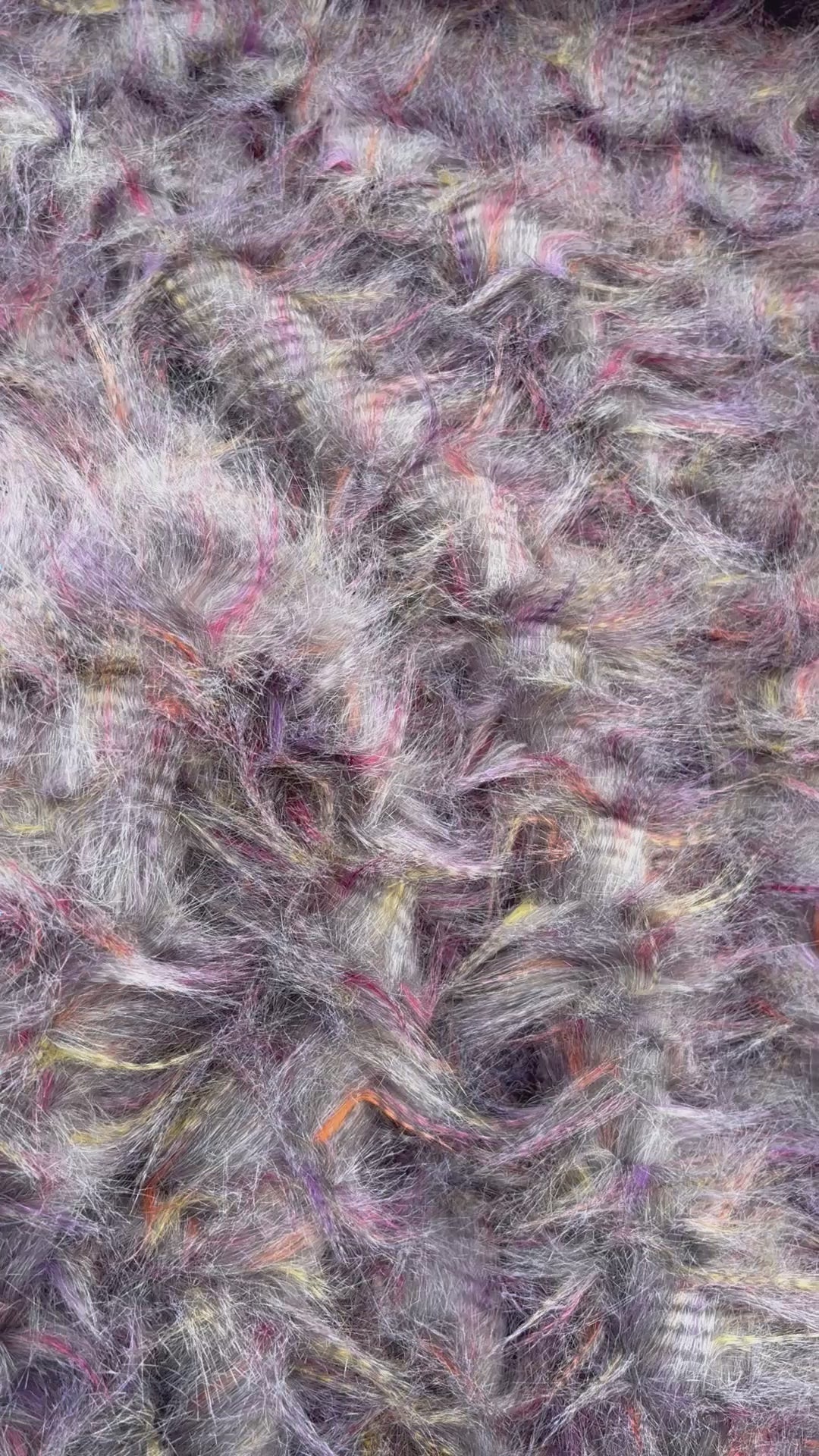 Pelliccia Ecologica Pelo lungo Multicolor