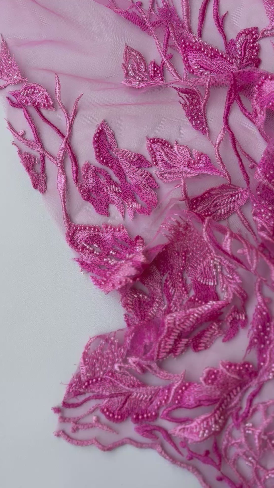 Pizzo Cerimonia Ramace fucsia Colosseo