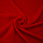 Tessuto georgette tinta unita rosso, leggero e trasparente, perfetto per abiti eleganti e camicie