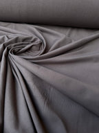 Tessuto jersey cotone grigio topo per abbigliamento leggero e quotidiano
