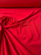 Tessuto jersey cotone rosso per abbigliamento leggero e quotidiano