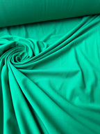 Jersey cotone elastico verde medio per abbigliamento sportivo