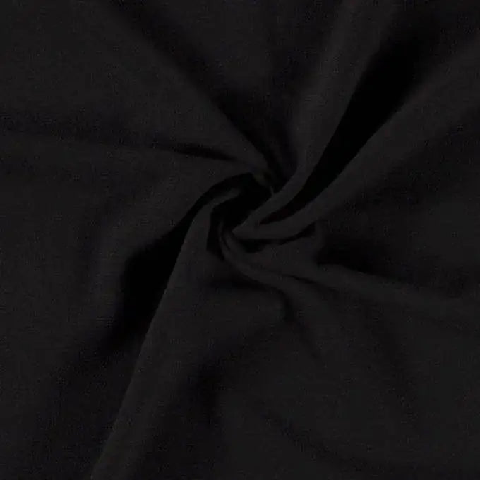 Tessuto puro lino Dante colore nero, naturale e traspirante, ideale per camicie e abbigliamento estivo