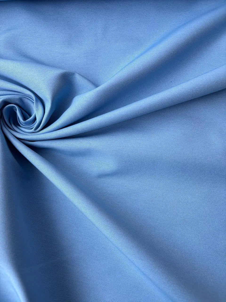 Tessuto panama tinto in filo celeste 280 cm, cotone e poliestere resistente per tovaglie e arredo cucina