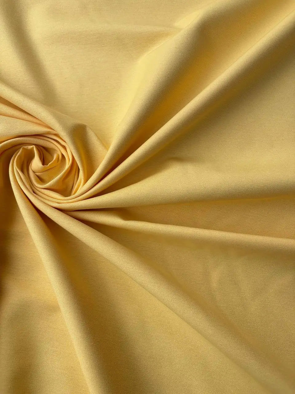 Tessuto panama tinto in filo giallo 280 cm, cotone e poliestere resistente per tovaglie e arredo cucina