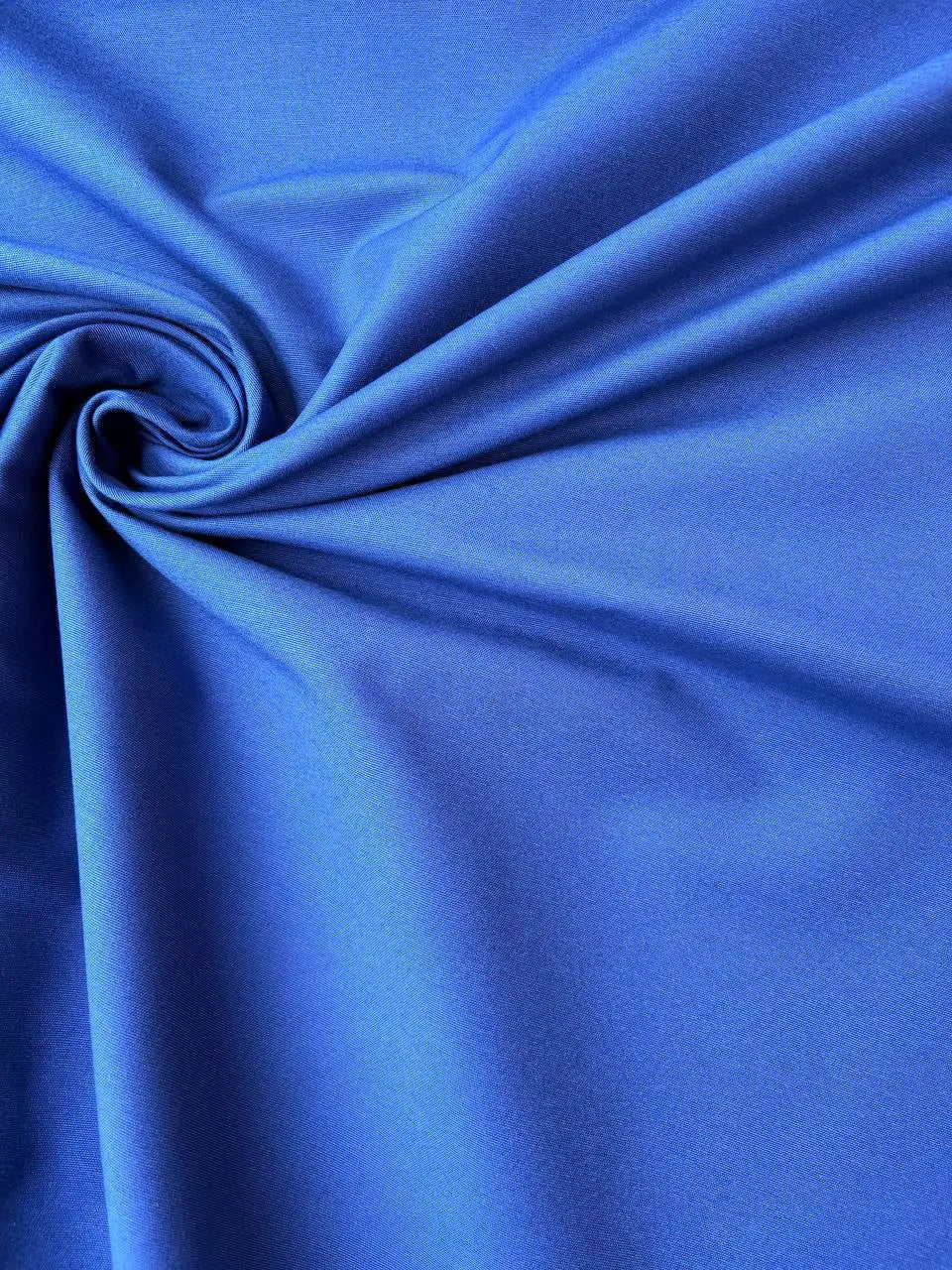 Tessuto panama tinto in filo blu cina 280 cm, cotone e poliestere resistente per tovaglie e arredo cucina