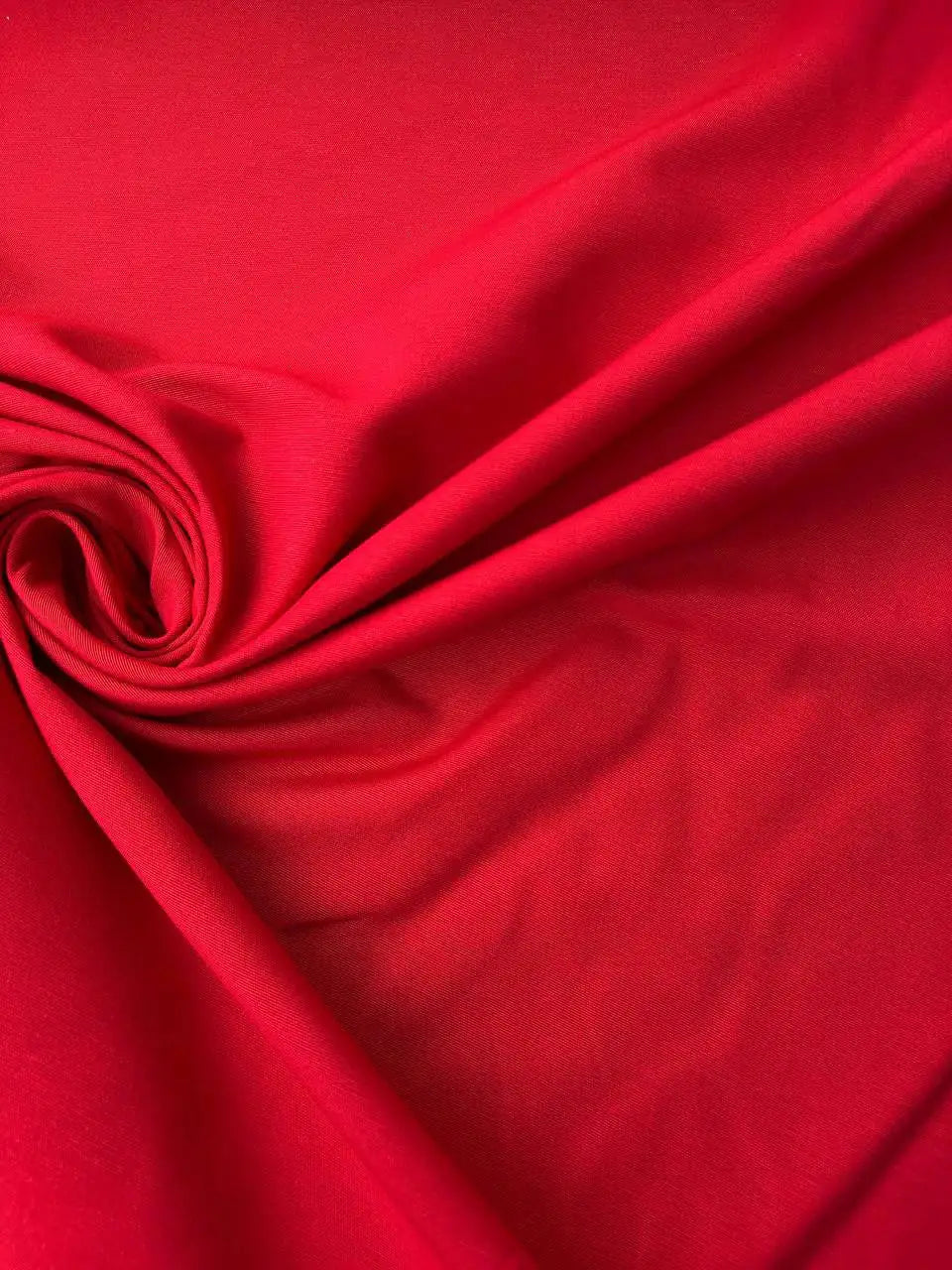 Tessuto panama tinto in filo rosso 280 cm, cotone e poliestere resistente per tovaglie e arredo cucina