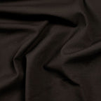 Tessuto Punto Milano marrone, maglia elasticizzata 300 g/m² in viscosa, nylon ed elastan, ideale per gonne, giacche e pantaloni